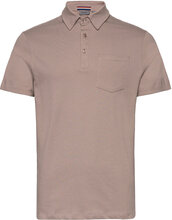 Arese Ss Polo M Tops Polos Short-sleeved Beige SNOOT