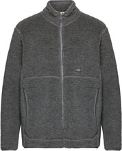 Wool Fleece Jacket Sport Sweat-shirts & Hoodies Fleeces & Midlayers Grey SNOW PEAK