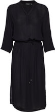 Slzaya Dress Knælang Kjole Black Soaked In Luxury