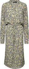 Slzaya Dress Ls Knælang Kjole Multi/patterned Soaked In Luxury