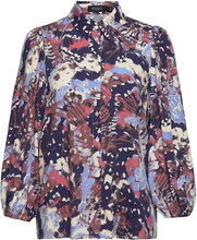 Slmayana Stefani Shirt Tops Shirts Long-sleeved Multi/patterned Soaked In Luxury