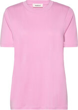 Slcolumbine Loose Fit Tee Tops T-shirts & Tops Short-sleeved Pink Soaked In Luxury