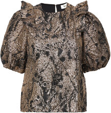Blouse Tops Blouses Short-sleeved Multi/patterned Sofie Schnoor