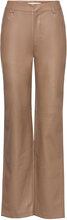 Trousers Bottoms Trousers Leather Leggings-Byxor Brown Sofie Schnoor