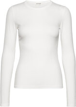 T-Shirt Long Sleeve Tops T-shirts & Tops Long-sleeved White Sofie Schnoor