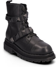 Boot Shoes Boots Ankle Boots Laced Boots Black Sofie Schnoor