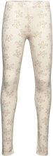 Sgpaula Spring Flowers Leggings Leggings Creme Soft Gallery*Betinget Tilbud