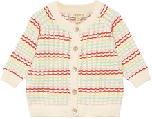 Sgeaston Light Stripes Cardigan Tops Knitwear Cardigans Multi/patterned Soft Gallery