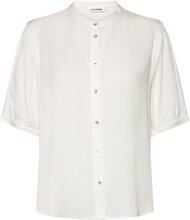 Srpansy Shirt Tops Blouses Short-sleeved White Soft Rebels