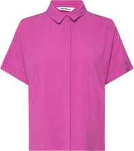 Srfreedom Ss Shirt Tops Shirts Short-sleeved Purple Soft Rebels
