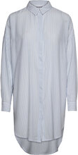 Srallysia Freedom Long Shirt Stripe Tops Shirts Long-sleeved Blue Soft Rebels