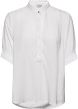 Srmatilda 2/4 Blouse Tops Blouses Short-sleeved White Soft Rebels