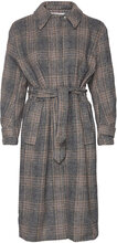 Srmya Wool Trenchcoat Outerwear Coats Winter Coats Grå Soft Rebels*Betinget Tilbud