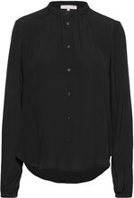 Sranna Shirt Tops Blouses Long-sleeved Black Soft Rebels