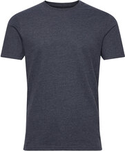 Sdrock Ss Tops T-shirts Short-sleeved Navy Solid