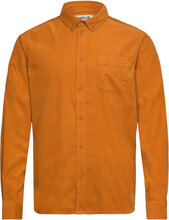 Sdjuan Ls Corduroy Skjorte Uformell Oransje Solid*Betinget Tilbud
