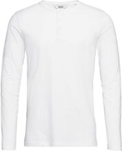 Sdvinton Tee Ls T-shirts Long-sleeved Hvit Solid*Betinget Tilbud