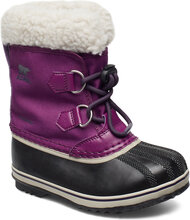 Childrens Yoot Pac Nylon Wp Sport Winter Boots Winter Boots W. Laces Purple Sorel
