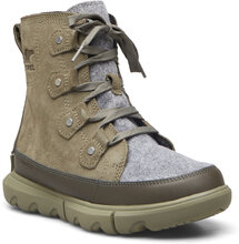 Explorer Next Joan Wp Sport Boots Ankle Boots Laced Boots Green Sorel
