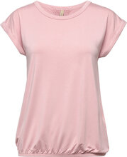 Sc-Marica 56 T-shirts & Tops Short-sleeved Rosa Soyaconcept*Betinget Tilbud