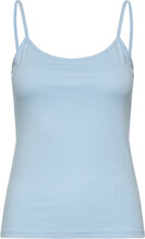 Sc-Pylle T-shirts & Tops Sleeveless Blå Soyaconcept*Betinget Tilbud