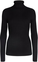 Sc-Dollie 484 - Pullover Høyhalset Pologenser Svart Soyaconcept*Betinget Tilbud