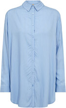 Sc-Abbey Tops Shirts Long-sleeved Blue Soyaconcept