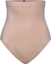Suit Your Fancy High-Waisted Thong Lingerie Shapewear Bottoms Beige Spanx*Betinget Tilbud