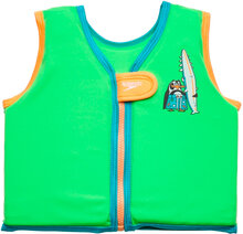 Character Printed Float Vest Sport Sports Equipment Swimming Accessories Green Speedo