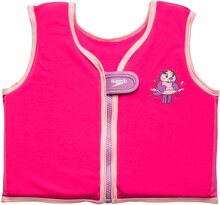 Character Printed Float Vest Sport Sports Equipment Swimming Accessories Pink Speedo
