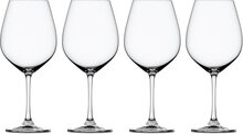 Salute Burgundy Glas 81 Cl 4-P Home Tableware Glass Wine Glass Red Wine Glasses Nude Spiegelau