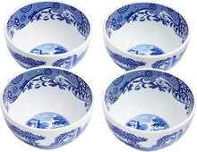 Blue Italian Dip Bowls - Set Of 4 Home Tableware Bowls & Serving Dishes Serving Bowls Blue Spode