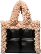 Lolita Ii Shearling Bag Bags Top Handle Bags Black Stand Studio