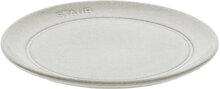 Platte Flad 15 Cm, White Truffle Home Tableware Plates Small Plates Grey STAUB