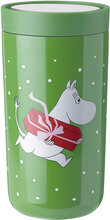 To Go Click Termokop 0.2 L. Moomin Present Home Tableware Cups & Mugs Thermal Cups Green Stelton