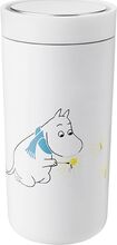 To Go Click Termokop 0.4 L. Moomin Frost Home Tableware Cups & Mugs Thermal Cups White Stelton