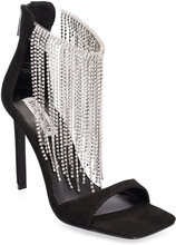 Glamor Sandal Sandal Med Klack Black Steve Madden