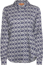 Sabina, 1866 Mervidelux Tops Shirts Long-sleeved Blue STINE GOYA
