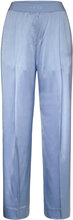 Ciara, 1921 Heavy Satin Designers Trousers Suitpants Blue STINE GOYA