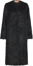 Alec, 1982 Knitted Fluffy Lurex Designers Coats Light Coats Black STINE GOYA