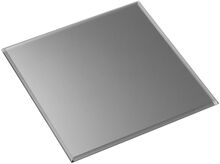 Stoff Glass Base, Square Home Decoration Decorative Platters & Bowls Sølv STOFF Nagel*Betinget Tilbud
