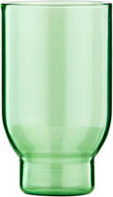 Water Glass, Tall Home Tableware Glass Drinking Glass Grønn Studio About*Betinget Tilbud
