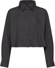 Jabe Shirt Tops Shirts Long-sleeved Black Stylein
