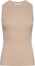 Paxton Top T-shirts & Tops Sleeveless Beige Stylein*Betinget Tilbud