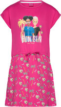 Robe Dresses & Skirts Dresses Casual Dresses Short-sleeved Casual Dresses Pink Barbie