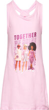 Robe Dresses & Skirts Dresses Casual Dresses Sleeveless Casual Dresses Pink Barbie