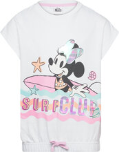 Tshirt Tops T-shirts Short-sleeved White Minnie Mouse