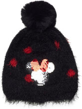 Cap Accessories Headwear Hats Beanies Svart Minnie Mouse*Betinget Tilbud