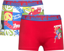 Lot Of 2 Boxers Night & Underwear Underwear Underpants Multi/mønstret Marvel*Betinget Tilbud