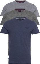 Vle Tee Triple Pack T-shirts Short-sleeved Blå Superdry*Betinget Tilbud